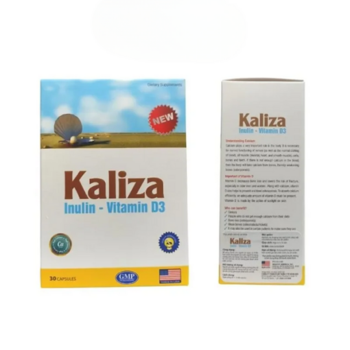 Kaliza Inulin Vitamin D3 (Hộp 30 viên)