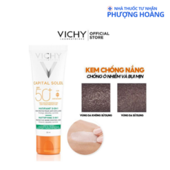 Kem chống nắng Vichy Capital Soleil Mattifying 3in1 (50ml)