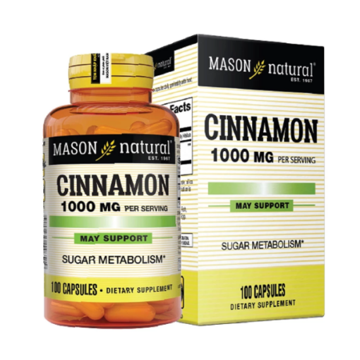 Mô tả sản phẩm Mason Cinnamon 1000mg là sản phẩm được chiết xuất từ vỏ quế thiên nhiên, mỗi viên chứa 500mg tinh chất quế giúp hỗ trợ điều hòa đường huyết hiệu quả. Sản phẩm đến từ thương hiệu Mason Vitamins của Mỹ, được biết đến với các dòng sản phẩm chất lượng cao đạt tiêu chuẩn quốc tế. Mason Cinnamon hỗ trợ ổn định đường huyết, tăng cường độ nhạy và sản sinh insulin, giúp người dùng ngăn ngừa nguy cơ và biến chứng của bệnh tiểu đường. Thành phần Cinnamon (Vỏ quế): 500mg Công dụng Hỗ trợ ổn định đường huyết và giảm lượng đường trong máu. Tăng cường sản sinh insulin, phục hồi chức năng tuyến tụy. Giảm nguy cơ biến chứng do bệnh tiểu đường. Điều hòa huyết áp, giảm cholesterol và lipid. Chống oxy hóa, bảo vệ tế bào khỏi tổn thương. Cách dùng Uống 2 viên mỗi ngày. Nên uống với nước ấm để tăng cường hiệu quả. Đối tượng sử dụng Người mắc bệnh tiểu đường tuýp 1 và 2. Người có nồng độ đường huyết không ổn định. Người có nguy cơ mắc bệnh tiểu đường. Khuyến cáo - Lưu ý Sản phẩm không phải là thuốc và không có tác dụng thay thế thuốc chữa bệnh. Không dùng sản phẩm nếu bị dị ứng với quế. Tác dụng của sản phẩm có thể khác nhau tùy thuộc vào cơ địa của từng người. Đóng gói Hộp 100 viên. Bảo quản Nơi khô ráo, thoáng mát, tránh ánh sáng trực tiếp. Nhiệt độ dưới 30°C. Để xa tầm tay trẻ em. Xuất xứ Mỹ. Nhà sản xuất Mason Vitamins. Những câu hỏi thường gặp 1. Mason Cinnamon 1000mg có tốt không? Mason Cinnamon 1000mg là sản phẩm được chiết xuất từ vỏ quế tự nhiên, được sản xuất bởi thương hiệu Mason Vitamins nổi tiếng tại Mỹ. Sản phẩm hỗ trợ điều hòa đường huyết và tăng cường sức khỏe tổng thể, nhận được nhiều đánh giá tích cực từ người dùng. 2. Mason Cinnamon 1000mg mua ở đâu? Bạn có thể tìm mua Mason Cinnamon 1000mg tại các nhà thuốc lớn, đại lý chính hãng hoặc trên các sàn thương mại điện tử uy tín. 3. Mason Cinnamon 1000mg có giá bao nhiêu? Giá sản phẩm có thể thay đổi tùy theo nhà cung cấp, bạn nên tham khảo giá tại các địa điểm bán chính hãng để có thông tin chính xác. 4. Mason Cinnamon 1000mg có tác dụng phụ không? Sản phẩm có nguồn gốc từ thảo dược tự nhiên, an toàn cho sức khỏe. Tuy nhiên, nếu bạn bị dị ứng với quế, cần tránh sử dụng và tham khảo ý kiến bác sĩ trước khi dùng. Mason Cinnamon 1000mg