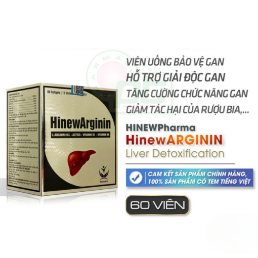 Viên uống HinewArginin (Hộp 60 viên)