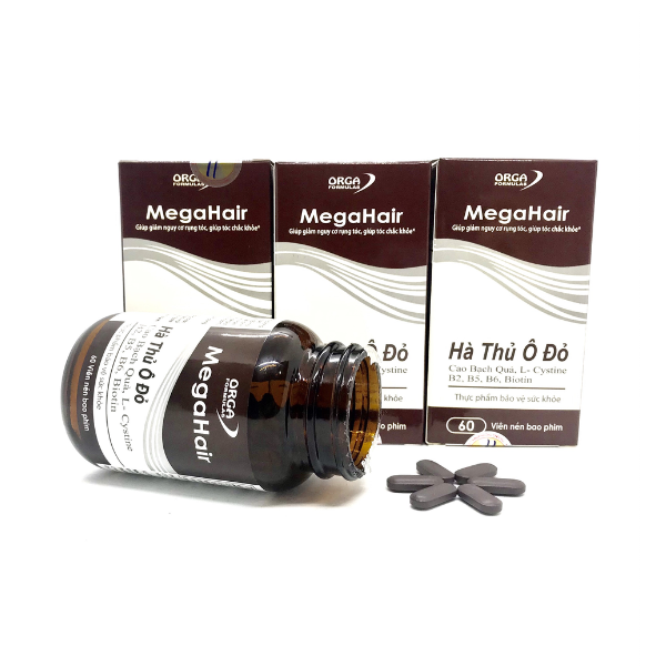 Viên uống Megahair Hà Thủ Ô Đỏ Viên uống Megahair Hà Thủ Ô Đỏ