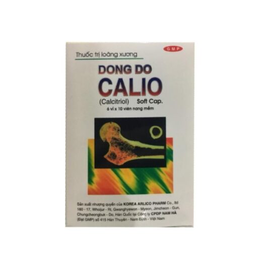 Calio điều trị loãng xương sau mãn kinh (hộp 60 viên)