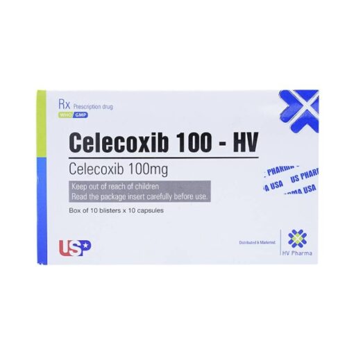 Celecoxib 100 HV điều trị viêm khớp dạng thấp (hộp 100 viên)