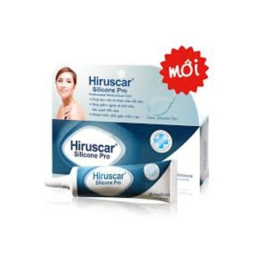 Gel Hiruscar Silicone Pro giúp giảm ngứa, mờ sẹo (tuýp 4g)