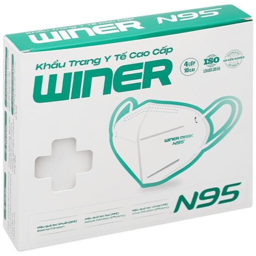 Khẩu trang y tế Winer N95 4 lớp (Hộp/ 10 cái)