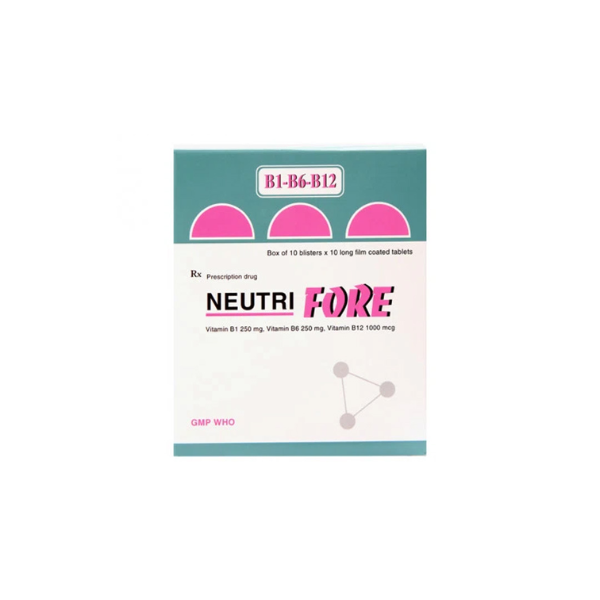 Neutri Fore (Hộp 10 vỉ x 10 viên) Neutri Fore (Hộp 10 vỉ x 10 viên)