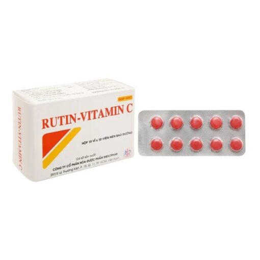 rutin vitamin c mekophar dieu tri xo cung mach mau hop 100 vien