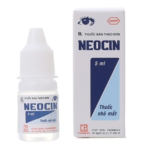 Thuốc nhỏ mắt Neocin điều trị nhiễm khuẩn ở mắt (lọ 5ml)