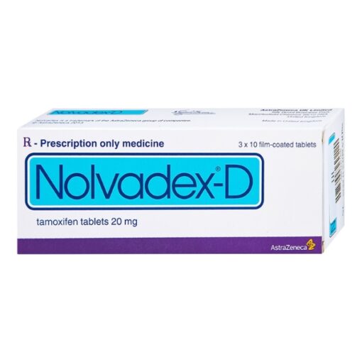 Thuốc trị ung thư vú Nolvadex-D Hộp 30 viên