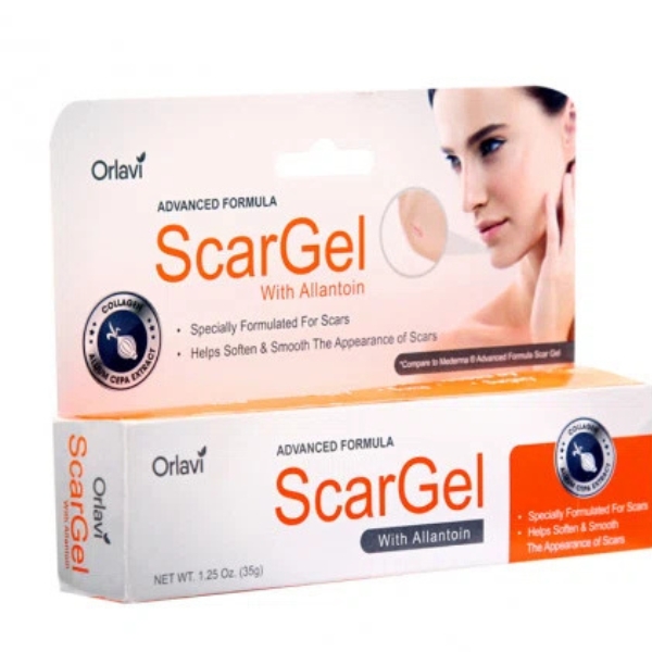 Gel hỗ trợ làm mờ sẹo Scargel Orlavi (tuýp 35g)