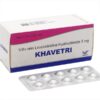 Khavetri (Levocetirizine) giảm các triệu chứng của viêm mũi dị ứng (hộp 100 viên)