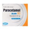 Paracetamol Savi 80mg hạ sốt, giảm đau (hộp 10 gói)