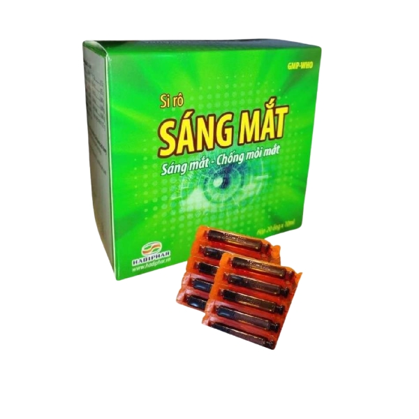 Siro Sáng Mắt Hadiphar cải thiện tình trạng mỏi mắt, nhức mắt (hộp 20 ống)