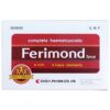 Thuốc bổ Siro Ferimond Syrup bổ sung sắt cho cơ thể (hộp 20 ống)