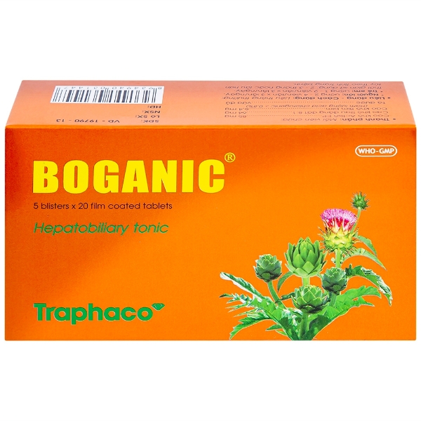 Thuốc Boganic hỗ trợ giải độc gan (hộp 50 viên)