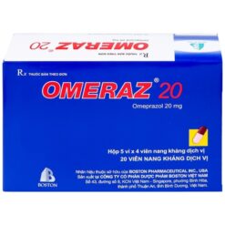 Thuốc Omeraz 20mg Boston điều trị loét dạ dày - tá tràng (hộp 10 vỉ x 10 viên)