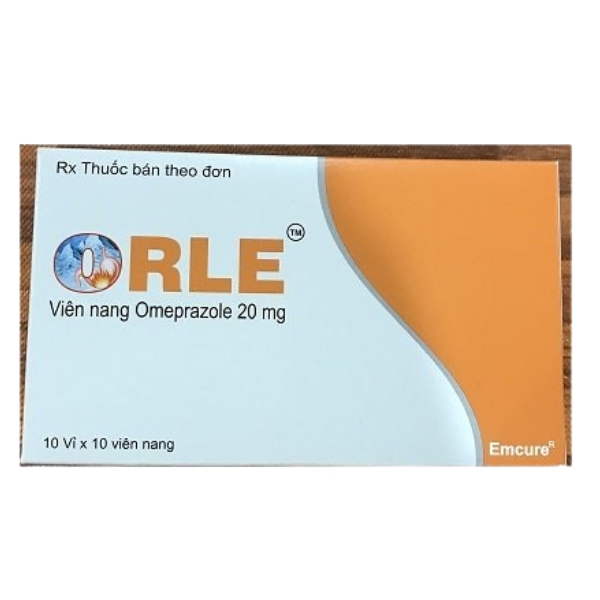 Thuốc Orle điều trị và dự phòng tái phát loét dạ dày - tá tràng (hộp 10 vỉ x 10 viên)