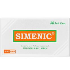 Thuốc Simenic điều trị triệu chứng đau do rối loạn chức năng đường tiêu hóa, đường mật (hộp 30 viên)