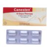 Viên đặt âm đạo Canesten 100mg điều trị viêm âm đạo do nấm (hộp 1 vỉ x 6 viên)