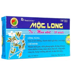 Viên hoàn cứng Mộc Long nhuận mát gan, chữa phong ngứa (10 gói x 4g)