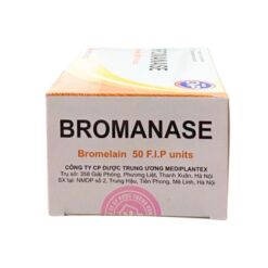 Thuốc Bromanase điều trị viêm sưng, phù nề ( Hộp 10 vỉ x 10 viên)