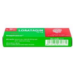 Thuốc Traphaco Loratadin 10mg giảm viêm mũi dị ứng (Hộp 10 viên nén)