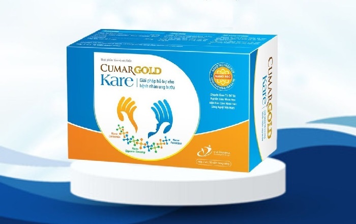 Viên uống CumarGold Kare CVI Pharma hỗ trợ giảm nguy cơ mắc ung bướu (3 vỉ x 10 viên)