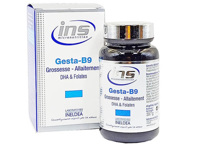 Viên uống Gesta-B9 bổ sung Omega 3 và vitamin (Lọ 60 viên)