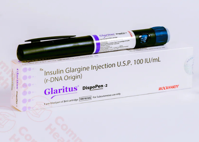 Bút tiêm tiểu đường Glaritus 100IU (hộp 1 bút 3ml)