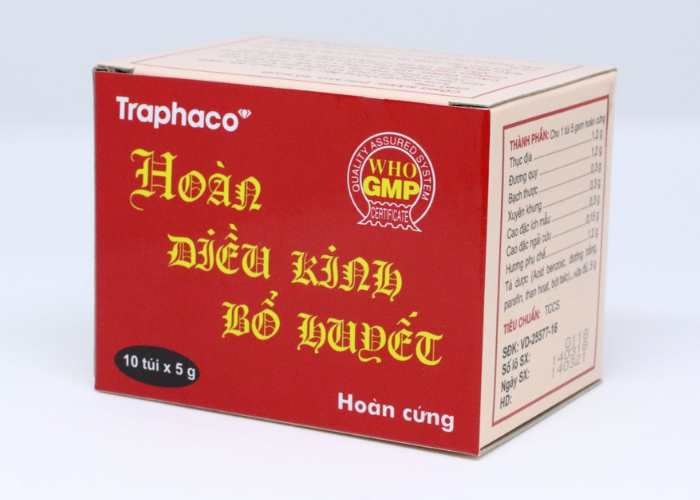 Hoàn điều kinh bổ huyết TRAPHACO (Hộp 10 túi)