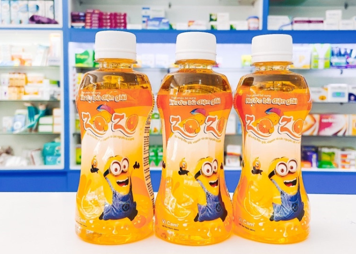 Nước bù điện giải Zozo vị cam (chai 250ml)