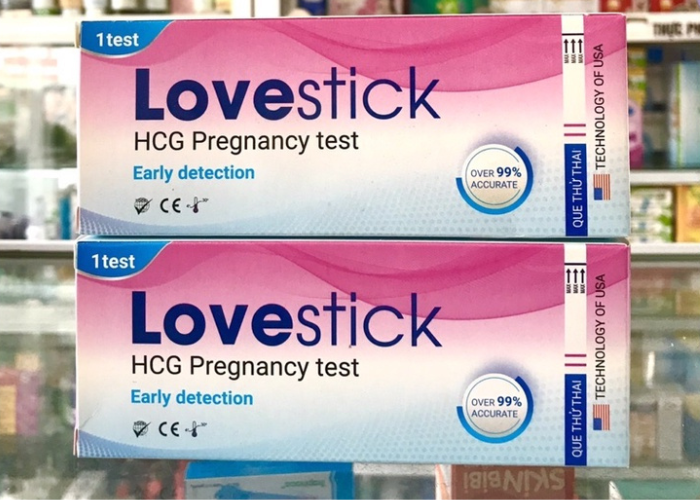 Que thử thai Lovestick (Hộp 1 test)