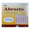 siro abrocto 15mg 5ml tieu nhay loang dam giam ho 20 ong x 10ml 1