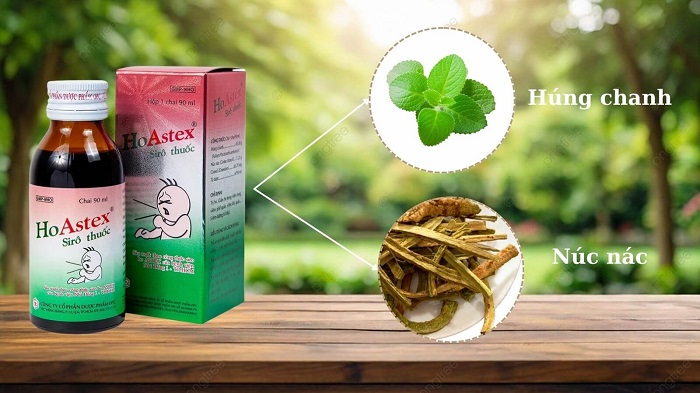 Siro HoAstex OPC điều trị ho, giảm ho trong viêm họng, viêm phế quản (90ml)