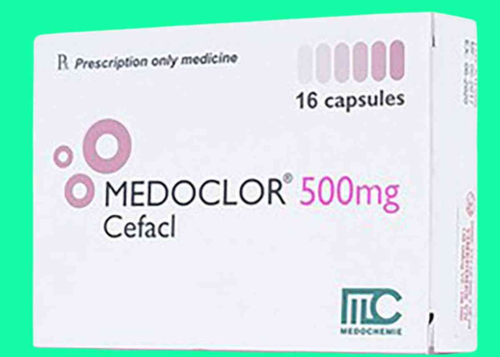 Thuốc Medoclor 500mg diệt khuẩn, điều trị nhiễm trùng (16 viên)