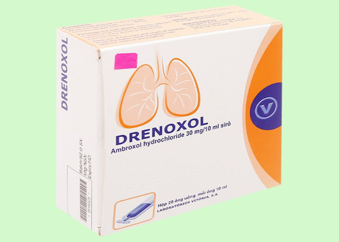 Thuốc Drenoxol 30mg/10ml điều trị các bệnh cấp và mãn tính của đường hô hấp (20 ống x 10ml)