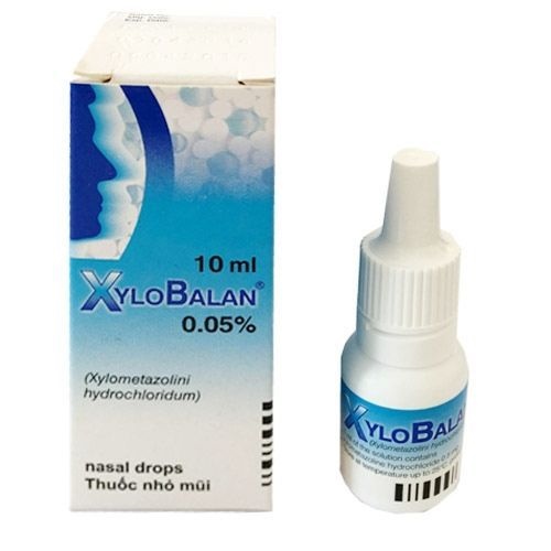 Thuốc XyloBalan 0.05% (Xylometazolin) điều trị viêm mũi cấp do nguyên nhân virut hoặc vi khuẩn, viêm xoang cấp (10ml) 