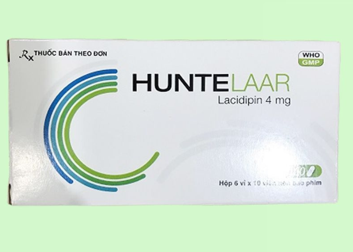 Thuốc Huntelaar 4mg Davi Pharm điều trị tăng huyết áp (6 vỉ x 10 viên)