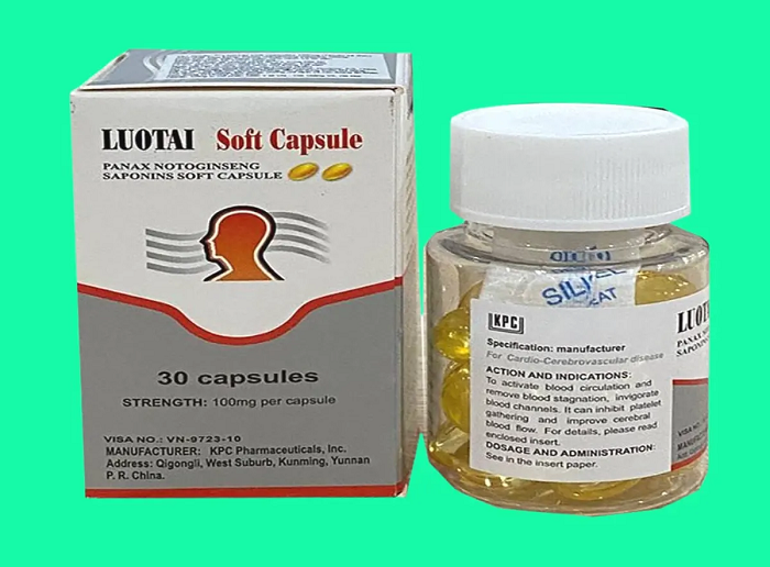 Thuốc Luotai Kunming điều trị đột quỵ, liệt nửa người (30 viên)