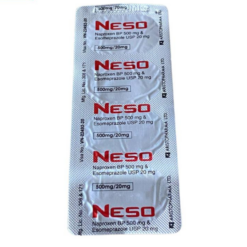 Thuốc Neso 500mg/20mg Aristopharma giảm triệu chứng của viêm xương khớp (10 vỉ x 4 viên)