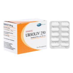 Thuốc Ursoliv 250 MEGA We care điều trị làm tan sỏi mật (5 vỉ x 10 viên)