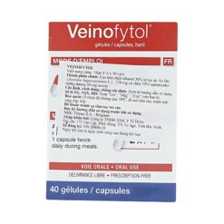 Thuốc Veinofytol điều trị suy tĩnh mạch mãn tính nhẹ (Hộp 4 vỉ x 10 viên)