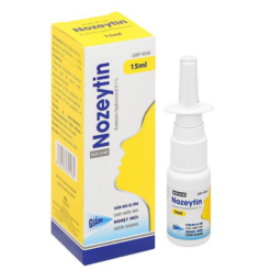 Thuốc xịt mũi Nozeytin Gia Nguyễn điều trị viêm mũi dị ứng, sổ mũi, hắt hơi, ngứa mũi (15ml)