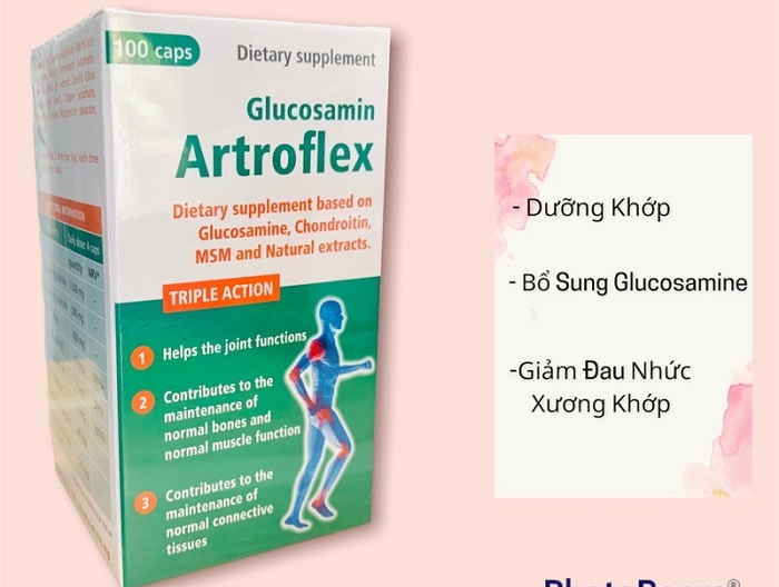 Viên uống bổ sung dưỡng chất  cho xương khớp Glucosamin Artroflex (