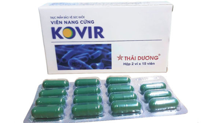Viên uống Kovir tăng sức đề kháng (2 vỉ x 15 viên nang cứng)