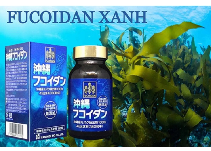 Viên uống Okinawa Fucoidan Xanh 180 viên hỗ trợ ung thư ( Lọ 180 viên )