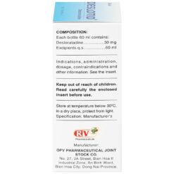 Siro Deslotid 30ml OPV điều trị viêm mũi dị ứng, mày đay