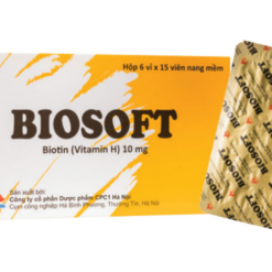 Thuốc Biosoft 10mg CPC1HN điều trị biến chứng và phòng bệnh do thiếu hụt Biotin