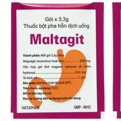Bột pha uống Maltagit 2500mg/500mg Hà Tây điều trị triệu chứng đau thực quản - dạ dày, tá tràng (30 gói)