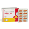 Thuốc Veenat Natco điều trị bệnh bạch cầu mạn tính 400mg (hộp 3 vỉ x 10 viên)